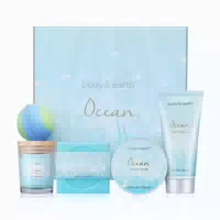 Body Earth Ozeanduft Geschenkbox 5tlg Duftkerze Körperbutte 1 st