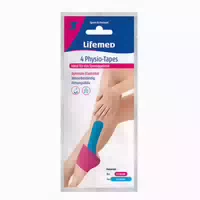 Lifemed 4 Physio Tapes Farbig Sortiert Sprunggelenk 2 Größen, 24 Pack