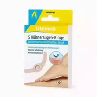 Lifemed 5 Hühneraugen Ringe 6,5 cm X 1 cm 30 st