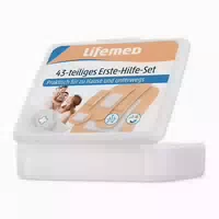 Lifemed Erste Hilfe Set Hautfarben 5 Größen 36 Teilig, 8 Stück 8 st