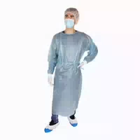 Lifemed Schutzkittel Pe Vollbeschichtung Hygieneprävention Blau · 100 Stück 100 st