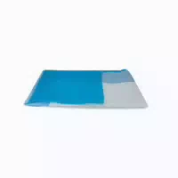 Medi Inn Bodenmatten 121 cm X 80 Cm, Absorbierend, Blau, mit Anti Rutsch Folie 10 st