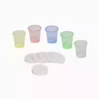 Medi Inn Medikamentenbecher Mit Deckel, Transparent 240 St