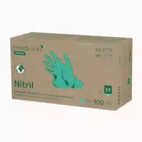Medi Inn Green Nitril Einmalhandschuhe, Grün, Biologisch Abbaubar, Gr M 1000 St