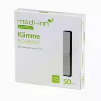 Medi Inn Kämme, Schwarz, Kunststoff, 12,5 cm 50 st