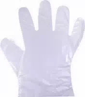 Medi Inn Pe Handschuhe Transparent 30 cm X 24 cm 100 st