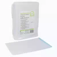 Medi Inn Einmal Waschhandschuhe Airlaid mit Pe Innenbeschichtung 16 X 22 cm Hellblau 1000 st