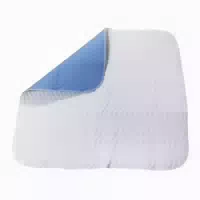 Medi Inn Bettschutzauflage Waschbar, 90 X 85 Cm, Hellblau 4 Lagig Mit Flügel 30 St
