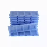Medi Inn Medikamentendispenser, Für 1 Tag Mit 4 Fächern, Blau Xl 10 St
