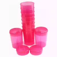 Medi Inn Schnabelbecher Set 10 Unterteile 20 Deckel 250 Ml Rot