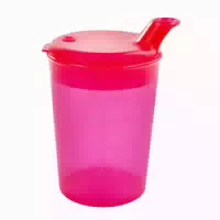 Medi Inn Schnabelbecher Trinkbecher 250 Ml Öffnung 8x4 Mm Rot 1 St