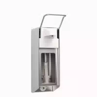 Medi Inn Wandspender Aluminium, Kurzarmhebel, Mit Verschlussblende, Für 500 Ml Euroflaschen 10 St