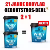 21 Jahre Deal: 2 1 Geburtstags Protein Pack Mit Gratis Whey