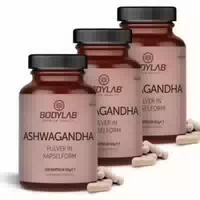 3 X Ashwagandha Pulver in Kapselform 3 X 150 Kapseln