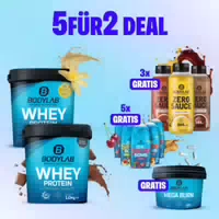 Exklusiver Deal: 5für2 Protein Powerpack Mit Gratis Whey Creatine Zero Sirup Bombs