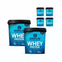 Creawhey Pack: 4kg Whey 2kg Creatine