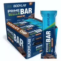 Prime Crunchy Vegan Bar 12x60g Chocolate Chip