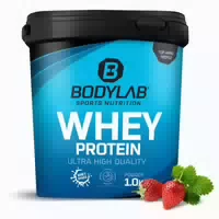 Bodylab24 Whey Protein Pulver, Erdbeer & Weißen Chocolate Chunks 1000 g