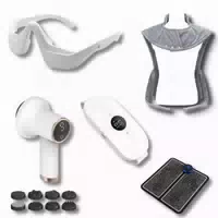 Silhouette Box – Augenmaske, Wärmeschal & Heizgürtel, Anti Cellulite Massager, Ems Matte