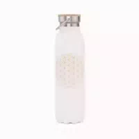 Bodhi Isolier Trinkflasche 600 Ml, Edelstahl, Matt Weiß 1 St