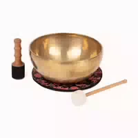Bodhi Indische Klangschale mit Schriftzeichen Design in Geschenkbox