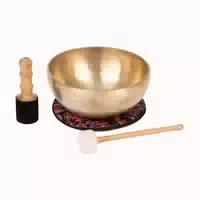 Bodhi Indische Klangschale mit Schriftzeichen Design in Geschenkbox