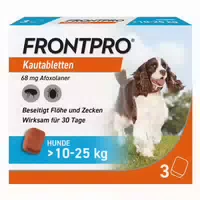 Frontpro Kautablette 3 Stk Gegen Zecken Und Flöhe Für Hunde >25 50kg 3 St Kautabletten