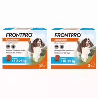 Frontpro Kautabletten Hunde >10 25 Kg Doppelpack 2x3 St Kautabletten
