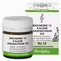 Biochemie 13 Kalium Arsenicosum D 6 Tabletten 80 St Tabletten