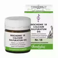 Biochemie 18 Calcium Sulfuratum D 6 Tabletten 80 St Tabletten