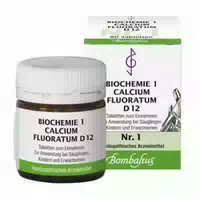 Biochemie 1 Calcium Fluoratum D 12 Tabletten 80 St Tabletten