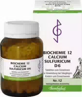 Biochemie 12 Calcium Sulfuricum D 6 Tabletten 500 St Tabletten