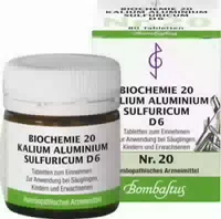 Biochemie 20 Kalium Aluminium Sulfuricum D 6 Tabl 80 st Tabletten