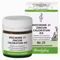 Biochemie 21 Zincum Chloratum D 6 Tabletten 80 st Tabletten
