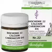 Biochemie 22 Calcium Carbonicum D 6 Tabletten 80 St Tabletten