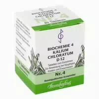 Biochemie 4 Kalium Chloratum D 12 Tabletten 80 St Tabletten