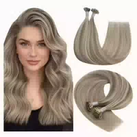 Extensions Echthaar Keratin Bonding Ombre 40 cm U Tip 1 U Ti 1 st