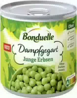Bonduelle Dampfgegart Junge Erbsen