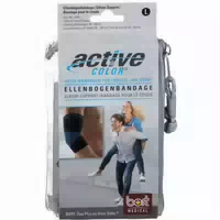 Bort Activecolor Ellenbogenbandage Gr l Schwarz