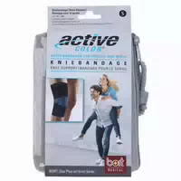 Bort Activecolor Kniebandage m Schwarz 1 st
