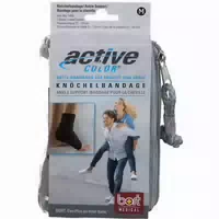Bort Activecolor Sport Knöchelbandage l Schwarz Grün 1 Stück