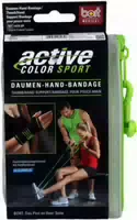 Bort Activecolor Sport Daumen Hand Band l Schwarz Grau 1 Stück