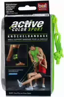Bort Activecolor Sport Knöchelbandage m Schw Grün 1 st Bandage