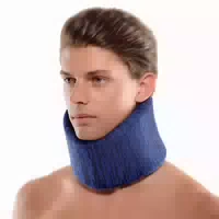 Bort Cervicalstütze Eco Kinnhöhe 9 cm Blau Schwarz