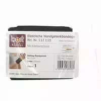 Bort Handgelenkbandage mit Klettverschluss Gr 1 Schwarz