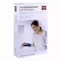 Bort Handgelenkstütze m Alusch Lin Medium Schw 1 st Bandage