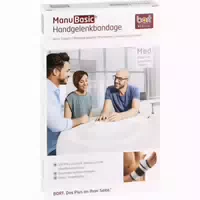 Bort Manubasic Bandage Links Small Silber