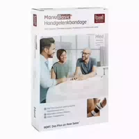 Bort Manubasic Bandage Rechts Medium Schwarz