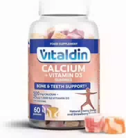 Vitaldin Calcium Vitamin D3 Gummies 60 St
