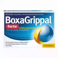 Boxagrippal Forte Erkältungstabletten 400 Mg 60 Mg Filmtabletten